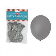10 Grey 25cm Party Balloons