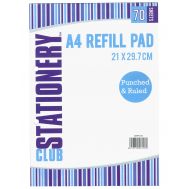 A4 Refill Pad - Punched & Ruled