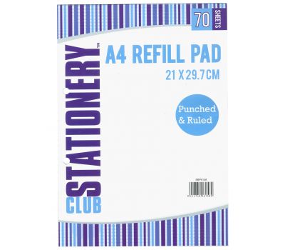 A4 Refill Pad - Punched & Ruled
