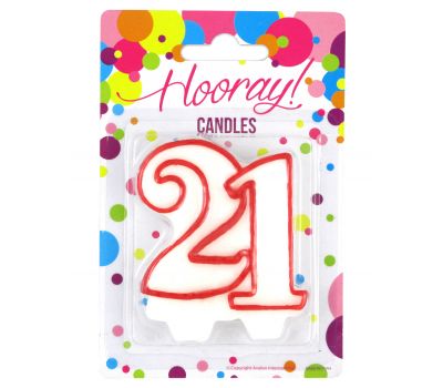 21st Birthday Candle